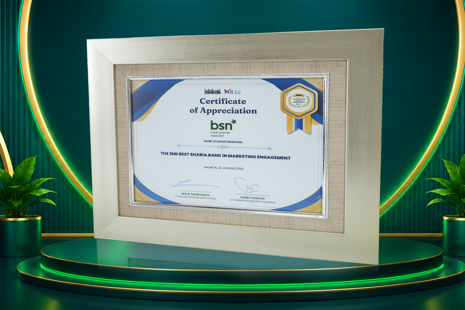 The 2nd Best Sharia Bank in Marketing Engagement