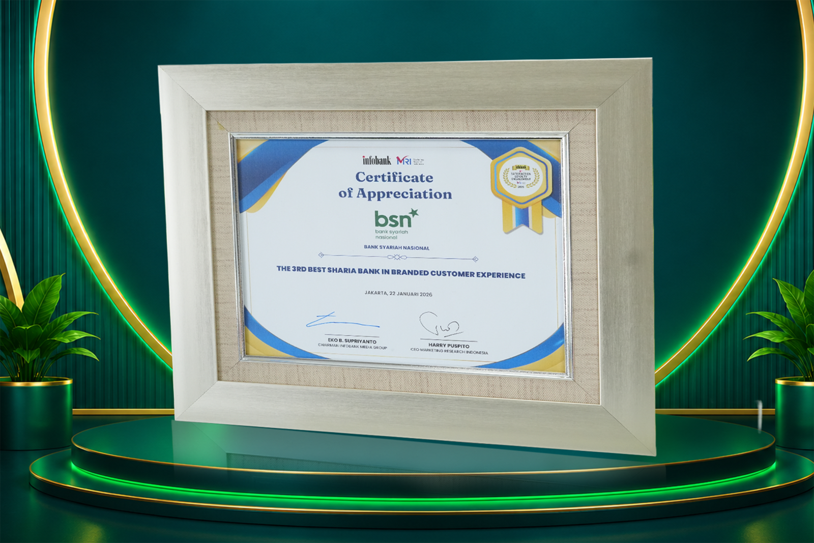The 3rd Best Sharia Bank in Branded Customer Experience